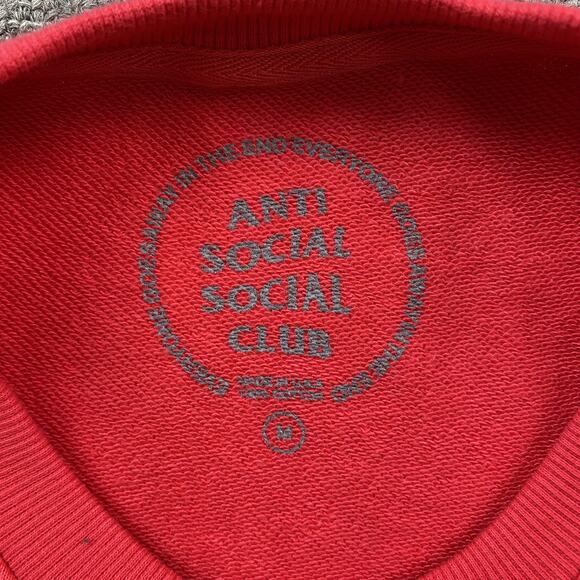 ANTI SOCIAL SOCIAL CLUB ASSC Crewneck in red - Picture 7 of 8